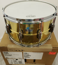 Load image into Gallery viewer, Ludwig 8x14 LB488 Super Brass Snare Drum Vintage Style 10-Lug Brass Shell NEW Authorized Dealer