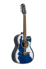 Load image into Gallery viewer, H Jimenez Bajo Quinto Transparent Blue El Patron Acoustic/Electric +Bag +Stand NEW Authorized Dealer