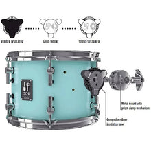 Load image into Gallery viewer, Sonor *Pre-Order* SQ1 *Discontinued/NEW* Cruiser Blue 24x14/13x9/16x15 Drum Kit Shell Pack Matching Hoops | Special Order | Authorized Dealer