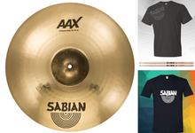Load image into Gallery viewer, Sabian AAX 20" X-PLOSION Ride 2201287XB Brilliant Finish Bundle | Made in Canada | Authorized Dealer