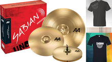 Load image into Gallery viewer, Sabian AA Performance Set | 14" Medium Hats, 16" Medium Crash, 20" Medium Ride | Authorized Dealer