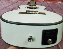 Load image into Gallery viewer, Lanikai Julia Michaels White Pearl Tenor Signature Acoustic/Electric Ukulele +Bag | Authorized Dealer