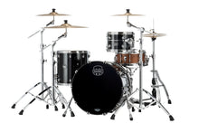 Load image into Gallery viewer, Mapex Saturn Evolution Hybrid Piano Black Lacquer Organic Rock 3pc Drums | 22x16,12x8,16x16 | Shell Pack Authorized Dealer