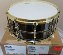 Load image into Gallery viewer, Ludwig *Pre-Order* 6.5x14" LB417BT Black Beauty "Brass On Brass" Snare Drum w/Tube Lugs, P86 Millennium Strainer Special Order Authorized Dealer