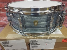 Load image into Gallery viewer, Ludwig *Pre-Order* Legacy Mahogany Reissue Vintage Blue Oyster Jazz Fest 5.5x14" Snare Drum Made in the USA NEW Special Order Authorized Dealer