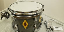 Load image into Gallery viewer, Ludwig 110th Anniversary Charcoal Diamond Flash Legacy 3pc Drum Set Mahogany Kit 14x22, 16x16, 9x13