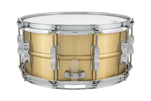 Load image into Gallery viewer, Ludwig Acro Series Brass 6.5"x14" 10-Twin Lug Seamless Brass Kit Snare Drum LB654B Authorized Dealer