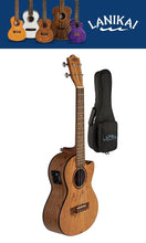Load image into Gallery viewer, Lanikai Oak Tenor Uke Acoustic/Electric Cutaway Ukulele +Deluxe GigBag & US Ship | Authorized Dealer