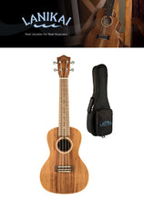Load image into Gallery viewer, Lanikai Acacia Solid Top Uke Concert Ukulele Natural Finish | Free Gig Bag | NEW Authorized Dealer