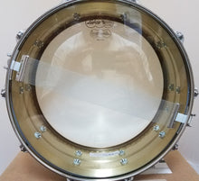 Load image into Gallery viewer, Ludwig 6.5x14" Hammered Brass Hammered Kit Snare Drum with Tube Lugs LB422BKT Made in the USA NEW Authorized Dealer