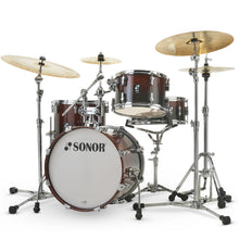 Load image into Gallery viewer, Sonor AQ2 Brown Fade Lacquer BOP 18x14_14x13_12x8_14x6 Drums Shell Pack +Throne | Authorized Dealer