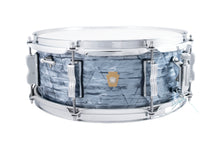Load image into Gallery viewer, Ludwig Legacy Mahogany Reissue Sky Blue Pearl Jazz Fest 5.5x14" Kit Snare Drum | Authorized Dealer