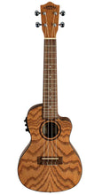 Load image into Gallery viewer, Lanikai Oak Concert Uke Acoustic/Electric Cutaway Ukulele +Deluxe Padded Bag | Authorized Dealer