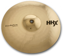 Load image into Gallery viewer, Sabian HHX 18" Evolution Crash Brilliant Finish Cymbal + TShirt & VF Sticks Bundle Authorized Dealer
