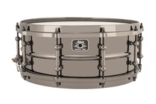 Load image into Gallery viewer, Ludwig Universal Metal 5.5x14" Black Brass Snare Drum Black Nickel Die Cast Hoops Authorized Dealer