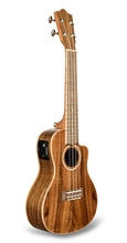 Load image into Gallery viewer, Lanikai Solid Top Acacia Acoustic Electric Cutaway Concert Ukulele +FREE Case | Authorized Dealer