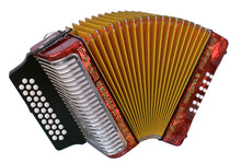Load image into Gallery viewer, Hohner Corona II 3500FR FBbEb FBE FA Red Pearl Accordion Acordeon +GigBag,Straps,T-Shirt Authorized Dealer