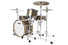 Load image into Gallery viewer, Ludwig *Pre-Order* Classic Maple Vintage Bronze Mist Lacquer Jazzette Kit 14x18_8x12_14x14 USA Made Drum Shells Special Order Authorized Dealer
