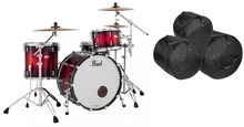 Load image into Gallery viewer, Pearl Reference Pure Scarlet Sparkle Burst 24x14 13x9 16x16 Shell Pack +FREE Bags! Authorized Dealer