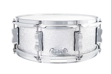 Load image into Gallery viewer, Ludwig Legacy Silver Sparkle Jazz Fest 5.5x14" Mahogany Snare Drum | NEW Authorized Dealer