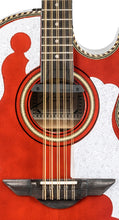 Load image into Gallery viewer, H Jimenez Bajo Quinto El Patron Solid Spruce Top Acoustic/Electric Transparent Red +GigBag & Stand Authorized Dealer