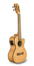Load image into Gallery viewer, Lanikai Quilted Maple Natural Acoustic/Electric Tenor Cutaway Ukulele +FREE Bag | Authorized Dealer
