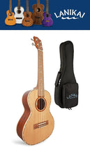 Load image into Gallery viewer, Lanikai Cedar Solid Top Acoustic Concert Ukulele Natural Finish Uke | Gig Bag | Authorized Dealer