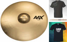Load image into Gallery viewer, Sabian AAX 21" X-PLOSION Ride 2211287XB Brilliant Finish Bundle & Save| Made in Canada | Auth Dealer