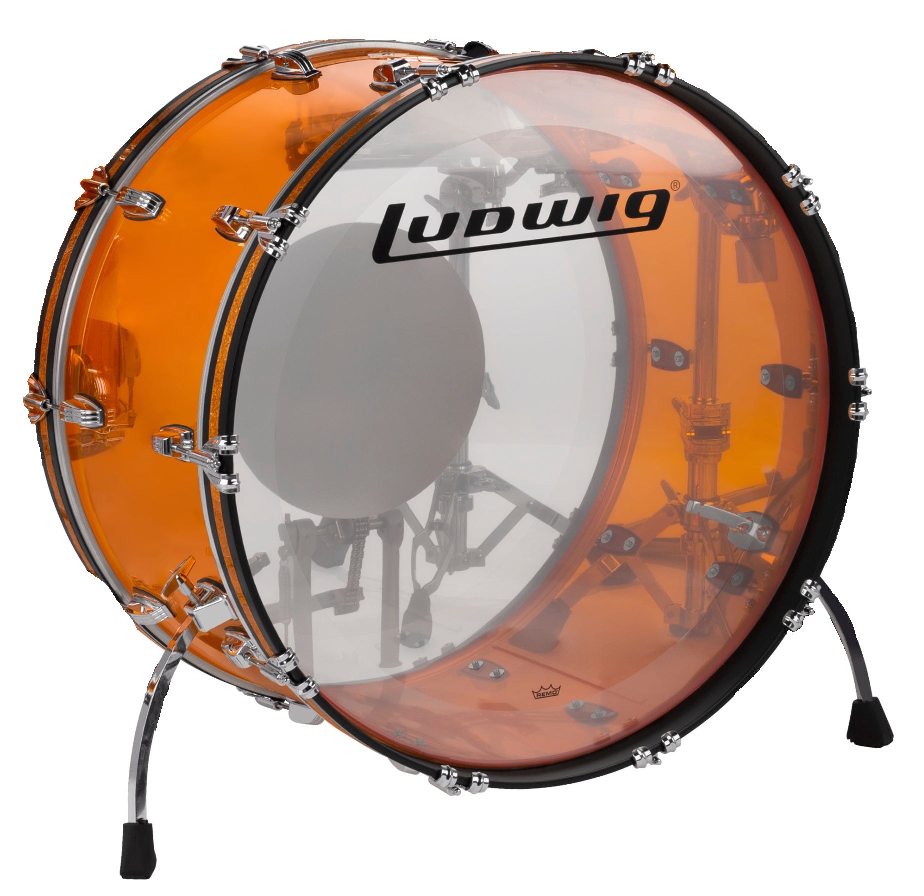 Ludwig reserva Vistalite Amber 14x26Ludwig reserva Vistalite Amber 14x26  