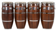 Load image into Gallery viewer, Gon Bops Mariano Super Tumba 13.25" Conga Drum Mahogany Stain Chrome Hardware | Authorized Dealer
