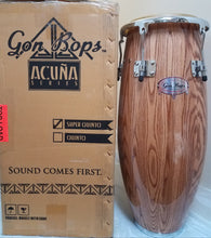 Load image into Gallery viewer, Gon Bops Alex Acuna Signature Natural Super Quinto 9.75" - NEW Authorized Dealer