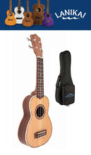Load image into Gallery viewer, Lanikai Cedar Solid Top Acoustic Soprano Ukulele Natural Finish | +FREE Uke Bag | Authorized Dealer