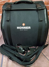 Load image into Gallery viewer, Hohner Corona C-II Redesigned Green/Gold GCF Sol Button Accordion Made in Germany Authorized Dealer