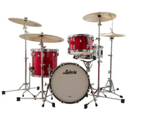 Load image into Gallery viewer, Ludwig Classic Maple Red Sparkle Jazzette 14x18_8x12_14x14 Bop Kit Drums Shell Pack | Made in the USA | NEW | Authorized Dealer