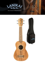 Load image into Gallery viewer, Lanikai Acacia Solid Top Soprano Ukulele Natural Finish | Free GigBag | NEW Authorized Dealer