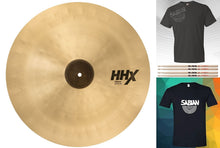Load image into Gallery viewer, Sabian HHX 20" Chinese Cymbal Bundle +FREE VF Sticks & T-Shirt 12016XN Natural | Authorized Dealer
