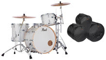 Load image into Gallery viewer, Pearl Masters Complete 24x14_13x9_16x16 White Marine Pearl Shells Drums +GigBags! Authorized Dealer