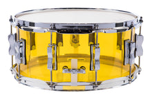 Load image into Gallery viewer, Ludwig Vistalite Yellow 6.5x14" Zep Bonham Snare Drum Molded Acrylic with Bowtie Lugs | Made in the USA | Authorized Dealer