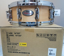 Load image into Gallery viewer, Pearl Pre-Order Reference 14x5" Natural Maple #102 Snare Drum | Special Order | NEW Authorized Dealer