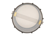 Load image into Gallery viewer, Ludwig Universal Metal 8x14" Black Brass Snare Drum w/Black Nickel Die Cast Hoops Authorized Dealer