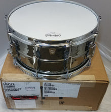 Load image into Gallery viewer, Ludwig *Pre-Order* Black Beauty 6.5x14" Hammered Brass Snare Drum w/Imperial Lugs LB417K | Special Order | Authorized Dealer