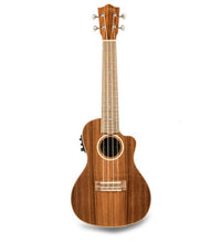 Load image into Gallery viewer, Lanikai All Solid Morado Acoustic/Electric Concert Cutaway Ukulele | Free Case | Authorized Dealer