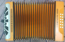 Load image into Gallery viewer, Hohner Compadre FBE Orange Silver Grill Accordion FA Acordeon +Bag_Straps_Shirt Authorized Dealer