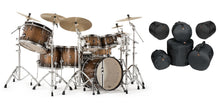 Load image into Gallery viewer, Mapex Black Panther Design Lab Versatus Gold Sparkle Burst 22x16/10x7/12x7.5/14x13/16x15/18x12 Drums
