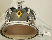 Load image into Gallery viewer, Ludwig 110th Anniversary Charcoal Diamond Flash Legacy 3pc Drum Set Mahogany Kit 14x22, 16x16, 9x13