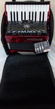 Load image into Gallery viewer, Hohner Bravo II 48 Bass Red Piano Accordion Acordeon +GigBag, Straps, Shirt - Authorized Dealer