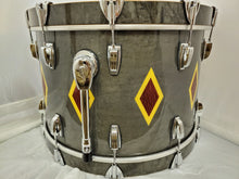 Load image into Gallery viewer, Ludwig 110th Anniversary Charcoal Diamond Flash Legacy 3pc Drum Set Mahogany Kit 14x22, 16x16, 9x13