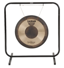 Load image into Gallery viewer, Sabian 26" Symphonic Gong Concert Band & Orchestra 52602 + 61005 Stand & Mallets | Authorized Dealer