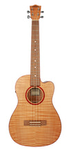 Load image into Gallery viewer, Lanikai Flame Maple Baritone Acoustic/Electric Ukulele Natural | Free Uke Bag | Authorized Dealer