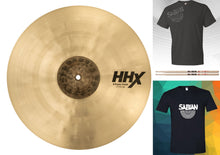 Load image into Gallery viewer, Sabian HHX 17" X-Treme Crash Natural Cymbal Shirt& VF Sticks Bundle Made in Canada Authorized Dealer